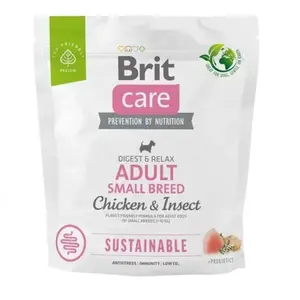 Brit Care Dog Sustainable Adult Small Breed Chicken & Insect 1 kg | Granule pre psov