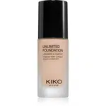 KIKO Milano Unlimited Foundation dlhotrvajúci tekutý make-up s matným efektom odtieň 02 Rose 30 ml