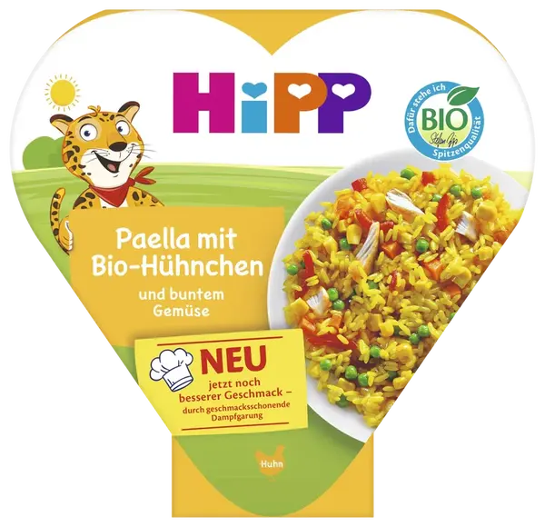 HIPP BIO Paella so zeleninou a kuracím mäsom 250 g