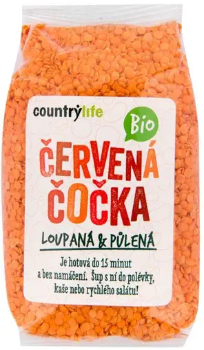 COUNTRY LIFE Šočka červená polovica BIO. 500 g
