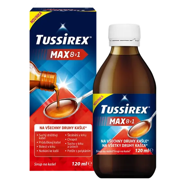 TUSSIREX MAX 8v1 sirup 120 ml