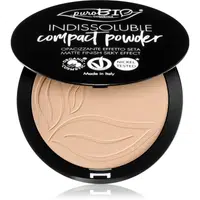 puroBIO Cosmetics Indissouble kompaktný púder s matným efektom odtieň 02 9 g