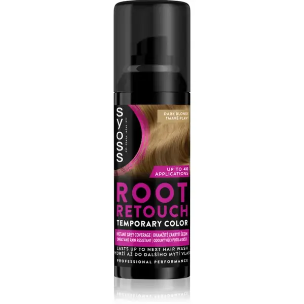 Syoss Root Retoucher tónovacia farba na odrasty v spreji odtieň Dark Blonde 120 ml