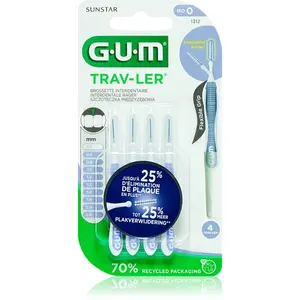 G.U.M Trav-Ler Interdental medzizubné kefky 0,6 mm 4 ks