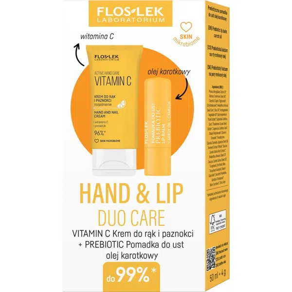 FlosLek Laboratorium Hand & Lip Duo Care Vitamin C darčeková sada