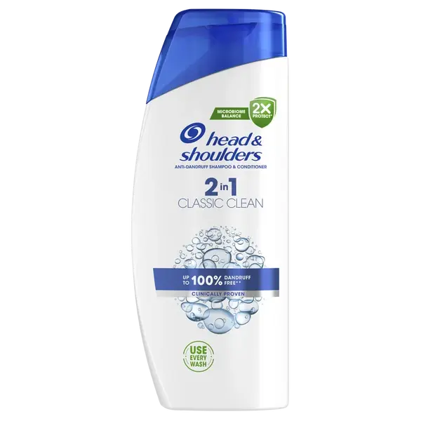 HEAD & SHOULDERS Classic Clean 2in1, Šampón proti lupinám 625 ml