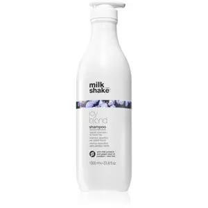 milk_shake® Icy Blond Shampoo šampón neutralizujúci žlté tóny pre blond vlasy 1000 ml