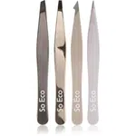So Eco Tweezer Set Rose Gold sada pinziet