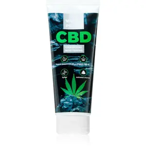 White Pearl CBD Charcoal Whitening bieliaca zubná pasta s aktívnym uhlím s CBD 75 ml