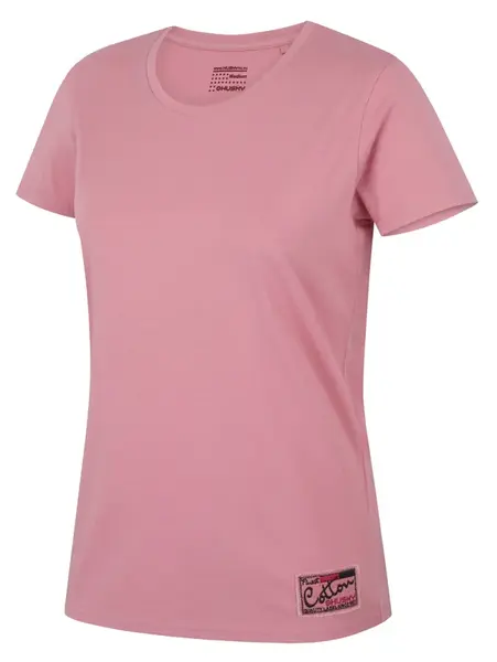Husky  Tee Base L pink, M Dámske bavlnené tričko