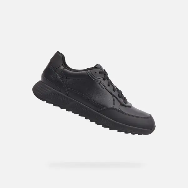 Black men's sneakers Geox Molveno - Men's