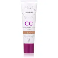 Lumene CC Color Correcting Cream CC krém pre jednotný tón pleti SPF 20 odtieň 4 Tan (Neutral) 30 ml