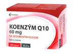 NOVENTIS Koenzým Q 10 60 mg so sezamovým olejom 60 kapsúl