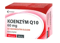 NOVENTIS Koenzým Q 10 60 mg so sezamovým olejom 60 kapsúl