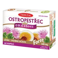 TEREZIA Pestrec + reishi forte 600 mg 60 kapsúl
