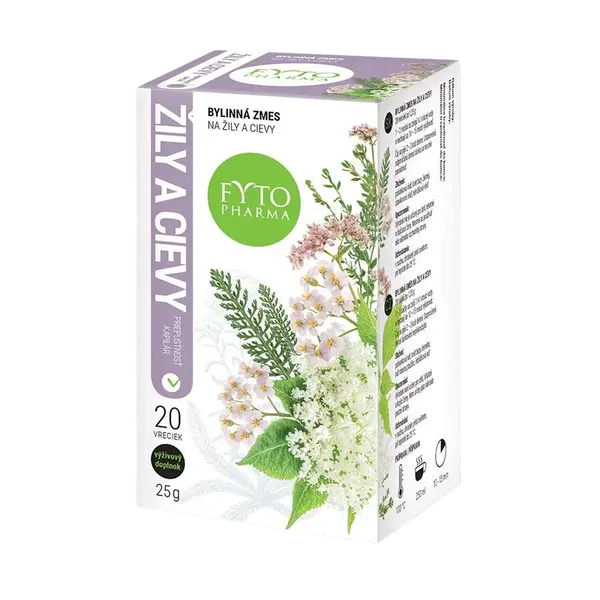 FYTOPHARMA Bylinna zmes na žily a cievy, 20 x 1.25 g