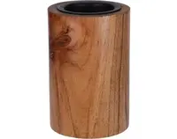 Svietnik na čajovú sviečku 6x10 cm, agátové drevo%