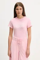 Tričko Juicy Couture dámské, růžová barva, JCGTK225015