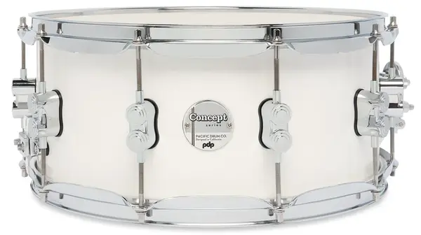 PDP 14" x 6,5" Concept Maple Pearlescent White Lacquer