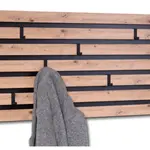Věšák na zeď Tip, dub artisan/černý