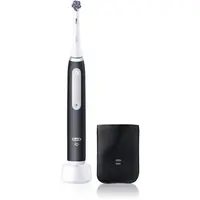 Oral-B iO3 White Clean elektrický zubní kartáček s pouzdrem na nabíječku Matte Black 1 ks
