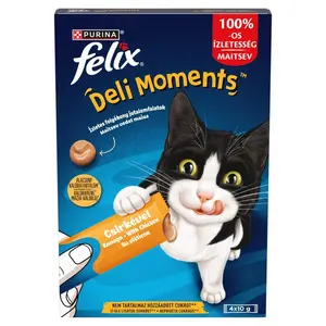 Felix Deli Moments pamlsky pro kočky - Kuřecí 4 x 10 g
