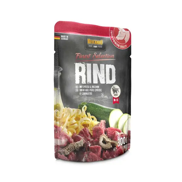 Belcando Finest Selection - hovězí s haluškami a cuketou 125 g