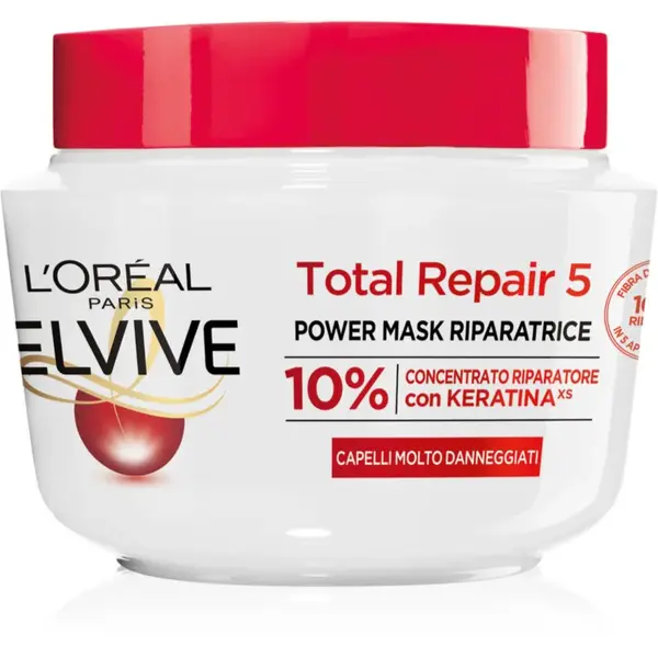 L’Oréal Paris Elseve Total Repair 5 regenerační maska na vlasy s keratinem 300 ml