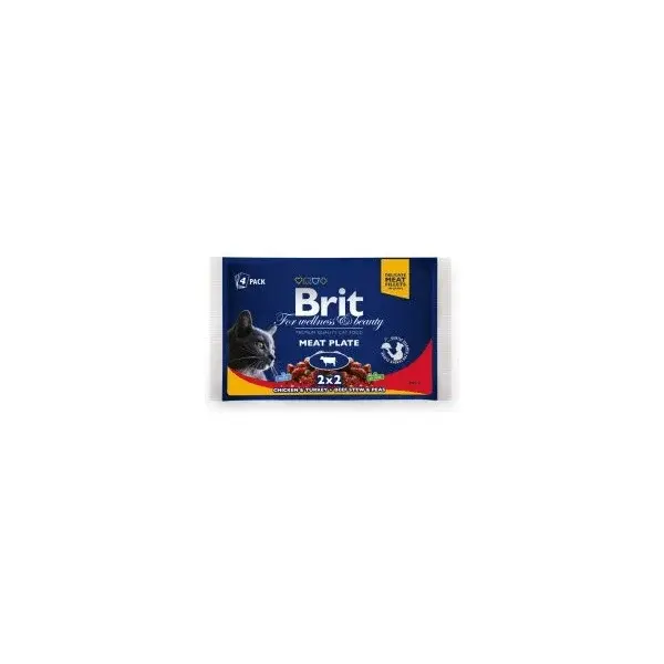 Brit Premium Cat masový multipack 4 x 100 g