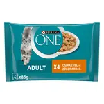 Purina ONE Adult kapsičky pro kočky 4 x 85 g