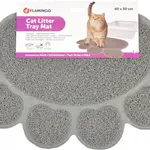 Flamingo kočičí toaletní podložka - Pitou šedá 40 x 30 cm