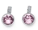 Oliver Weber Krásné náušnice s krystaly Swarovski Double 22815 212