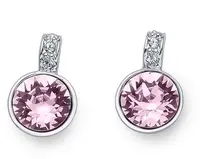 Oliver Weber Krásné náušnice s krystaly Swarovski Double 22815 212