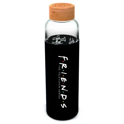 Skleněná láhev s návlekem 585 ml, Přátelé