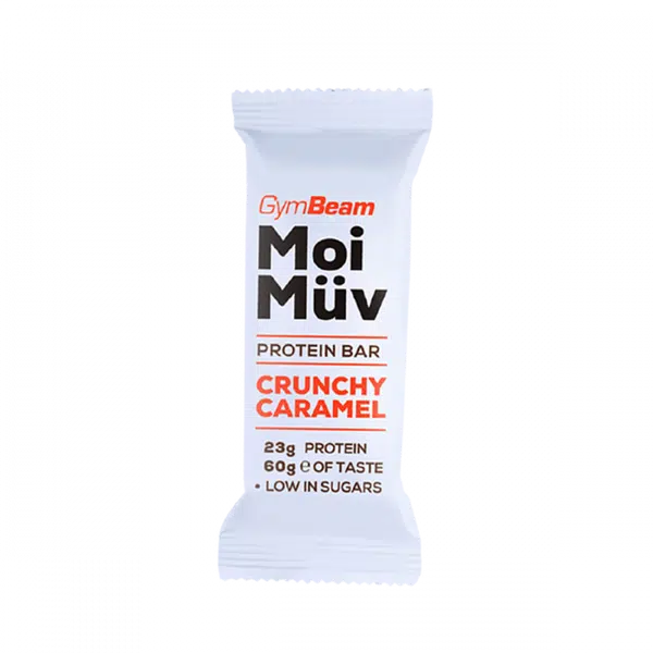 GYMBEAM Proteinová tyčinka MoiMüv crunchy caramel 60 g