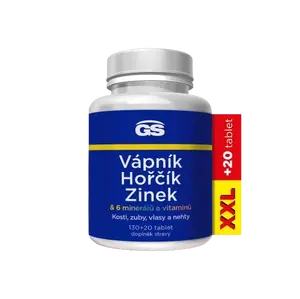 GS Vápník, hořčík, zinek 150 tablet