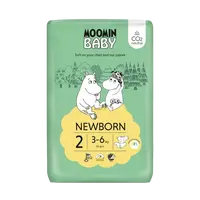 MOOMIN BABY 2 Newborn 3–6 kg, eko pleny 56 ks