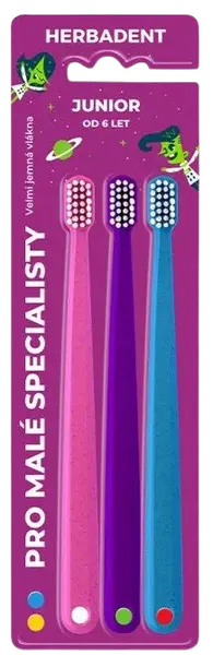 HERBADENT JUNIOR zubní kartáček Tripplepack