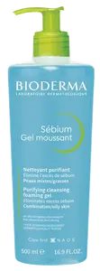 BIODERMA Sébium Gel moussant jemný čisticí gel pro smíšenou a mastnou pleť 500 ml