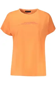 Dámske oranžové tričko s krátkym rukávom