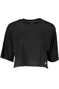 Čierne dámske crop tričko FILA