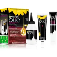 Garnier Olia Big Kit permanentní barva na vlasy odstín 6.60 Intense Red 1 ks