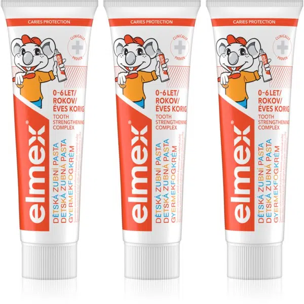 Elmex Caries Protection Kids zubní pasta pro děti 3 x 50 ml