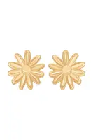 Pozlacené náušnice Lilou Flowers 125/6/KOL/E/PO