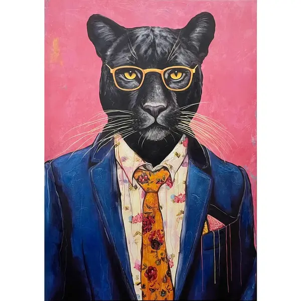 Monee TIŠTĚNÉ OBRAZY NA PLÁTNĚ, zvířata, 70/100 cm