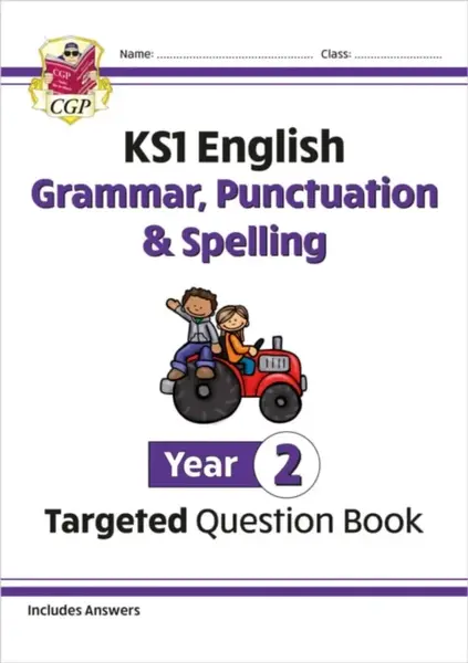KS1 English Year 2 Grammar, Punctuation & Spelling Targeted Question Book (with Answers) - CGP Books