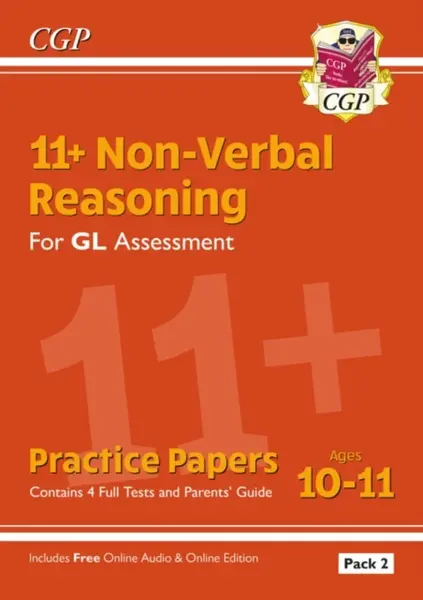 11+ GL Non-Verbal Reasoning Practice Papers: Ages 10-11 Pack 2 (inc Parents' Guide & Online Ed) - CGP Books