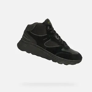 Černá pánská kotníková obuv Geox Spherica Actif X1 - Pánské