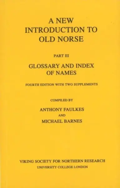 New Introduction to Old Norse