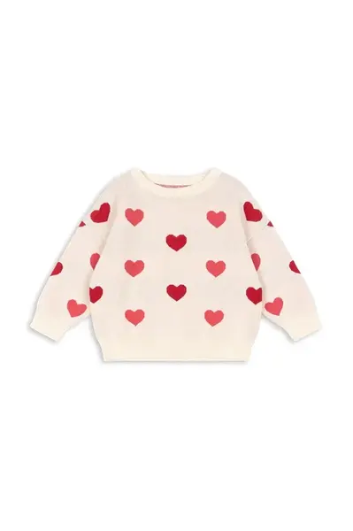 Dětský bavlněný svetr Konges Sløjd LAPIS KNIT SWEATER GOTS